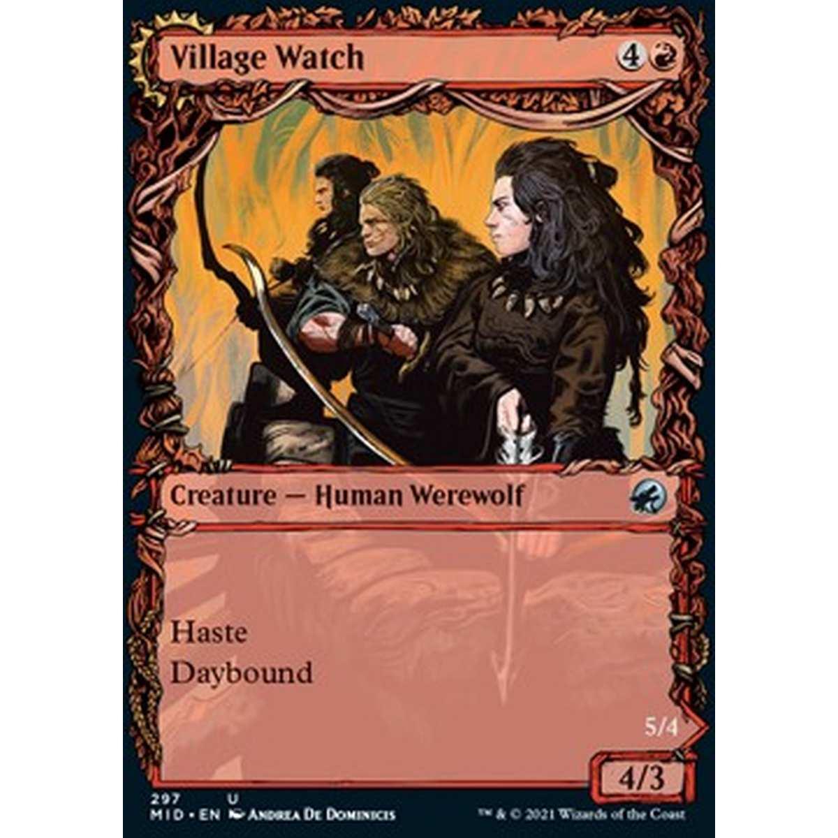 Village Watch // Village Reavers - Guardia del Villaggio // Saccheggiatori del Villaggio - [XMID] [NM]