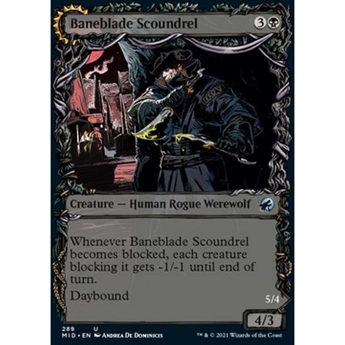 Baneblade Scoundrel // Baneclaw Marauder - Canaglia di Lamasventura // Predone di Artigliosventura - [XMID] [NM]