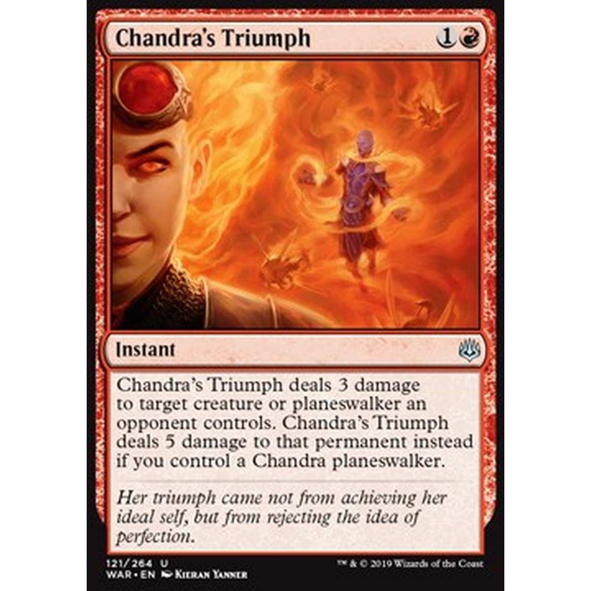 Chandra's Triumph - Trionfo di Chandra - [WAR] [NM]