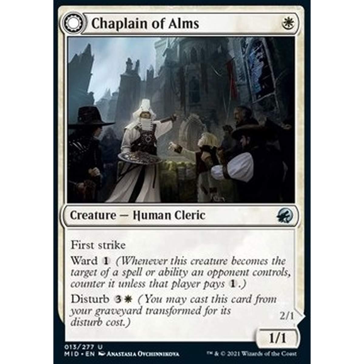 Chaplain of Alms // Chapel Shieldgeist - Cappellano della Questua // Geist Protettore della Cappella - [MID] [NM]