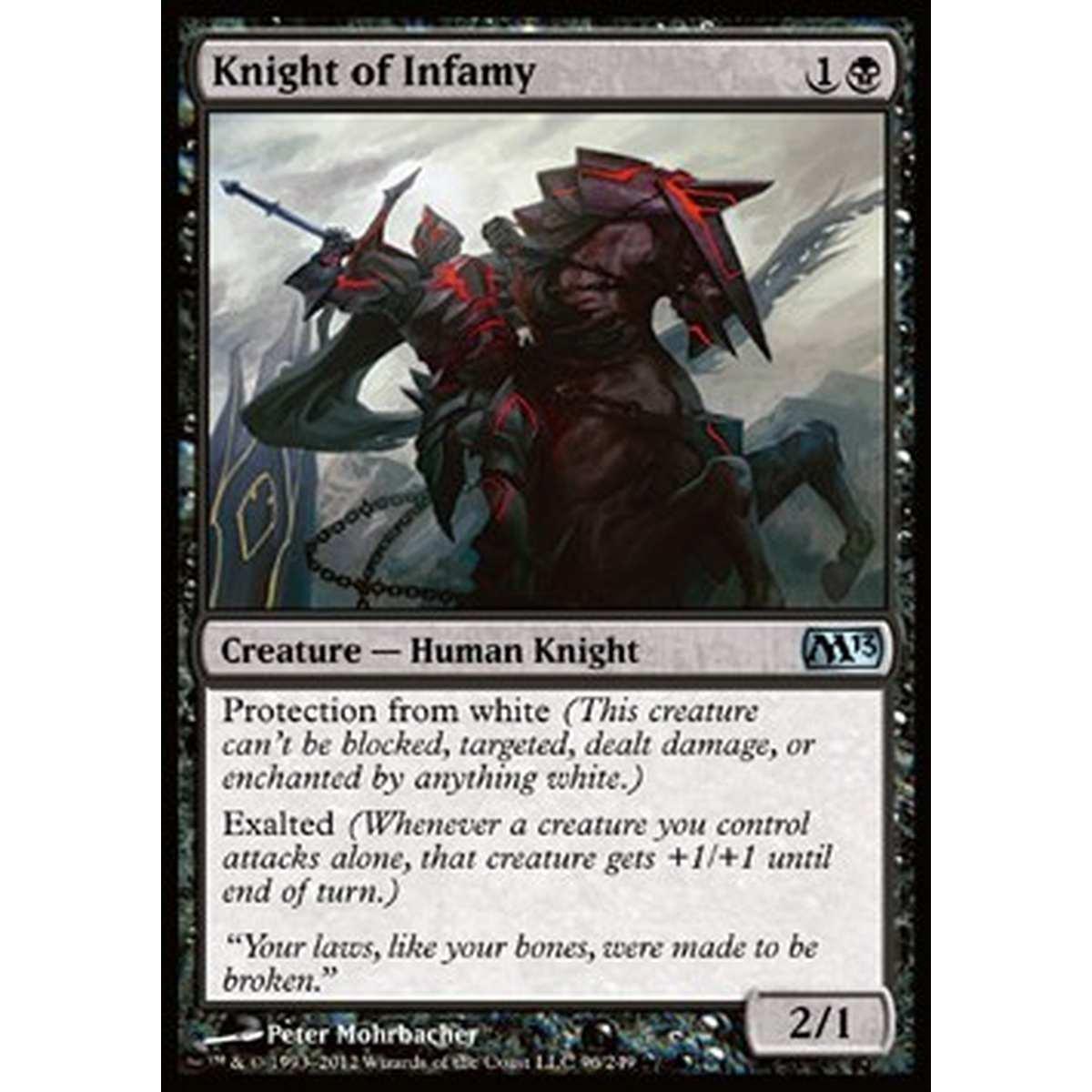 Knight of Infamy - Cavaliere dell'Infamia - [M13] [NM]