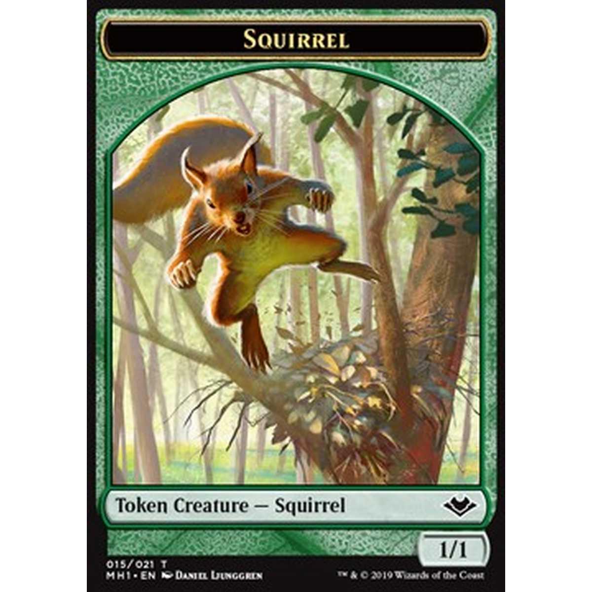 Squirrel Token (G 1/1) // Goblin Token (R 1/1) - Squirrel Token (G 1/1) // Goblin Token (R 1/1) - [MH1] [NM]