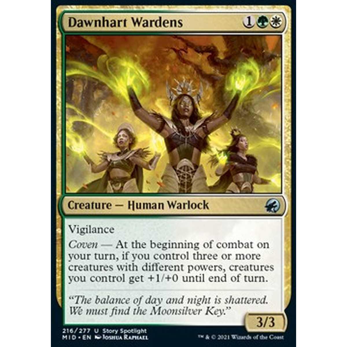 Dawnhart Wardens - Guardiane Albacorno - [MID] [NM]