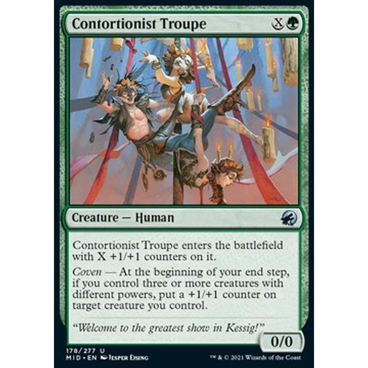 Contortionist Troupe - Compagnia di Contorsionisti - [MID] [NM]