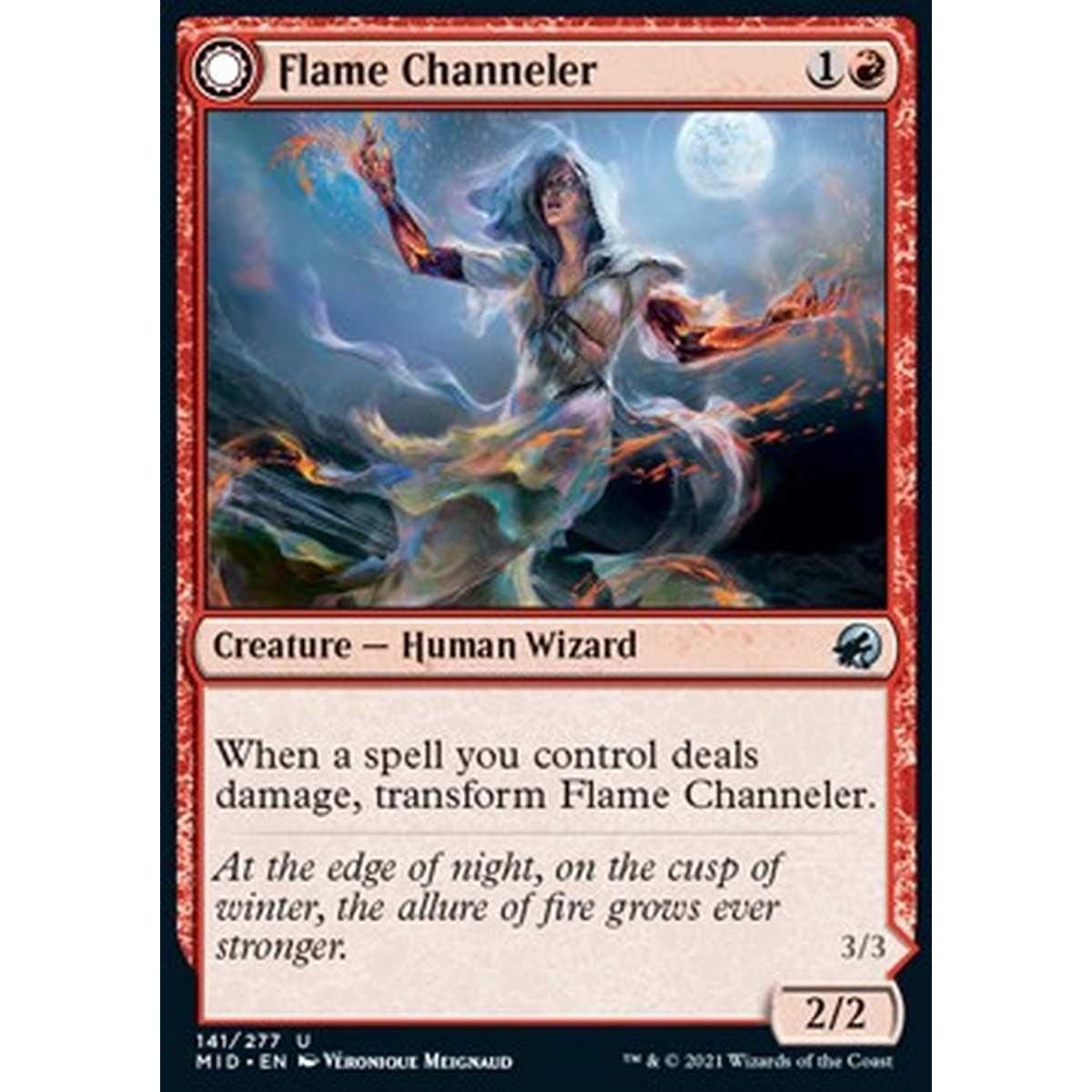 Flame Channeler // Embodiment of Flame - Incanalatrice della Fiamma // Incarnazione della Fiamma - [MID] [NM]