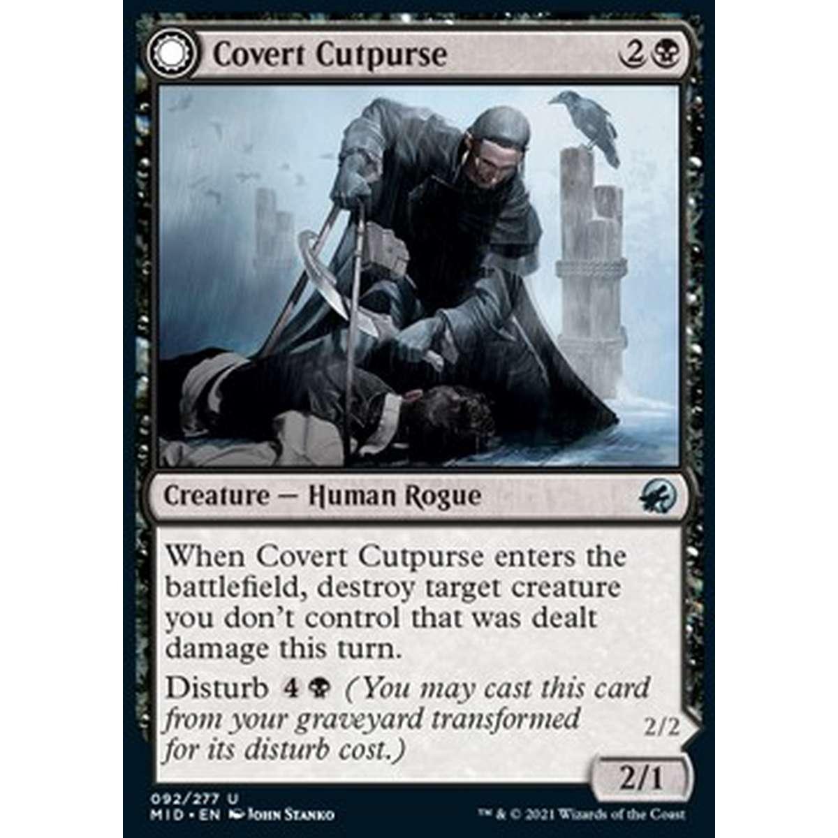 Covert Cutpurse // Covetous Geist - Tagliaborse Furtivo // Geist Avido - [MID] [NM]
