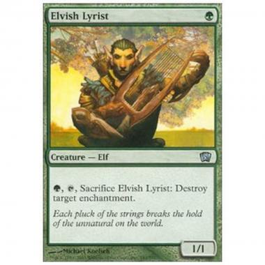 Elvish Lyrist - Lirico Elfico - [8ED] [EX]