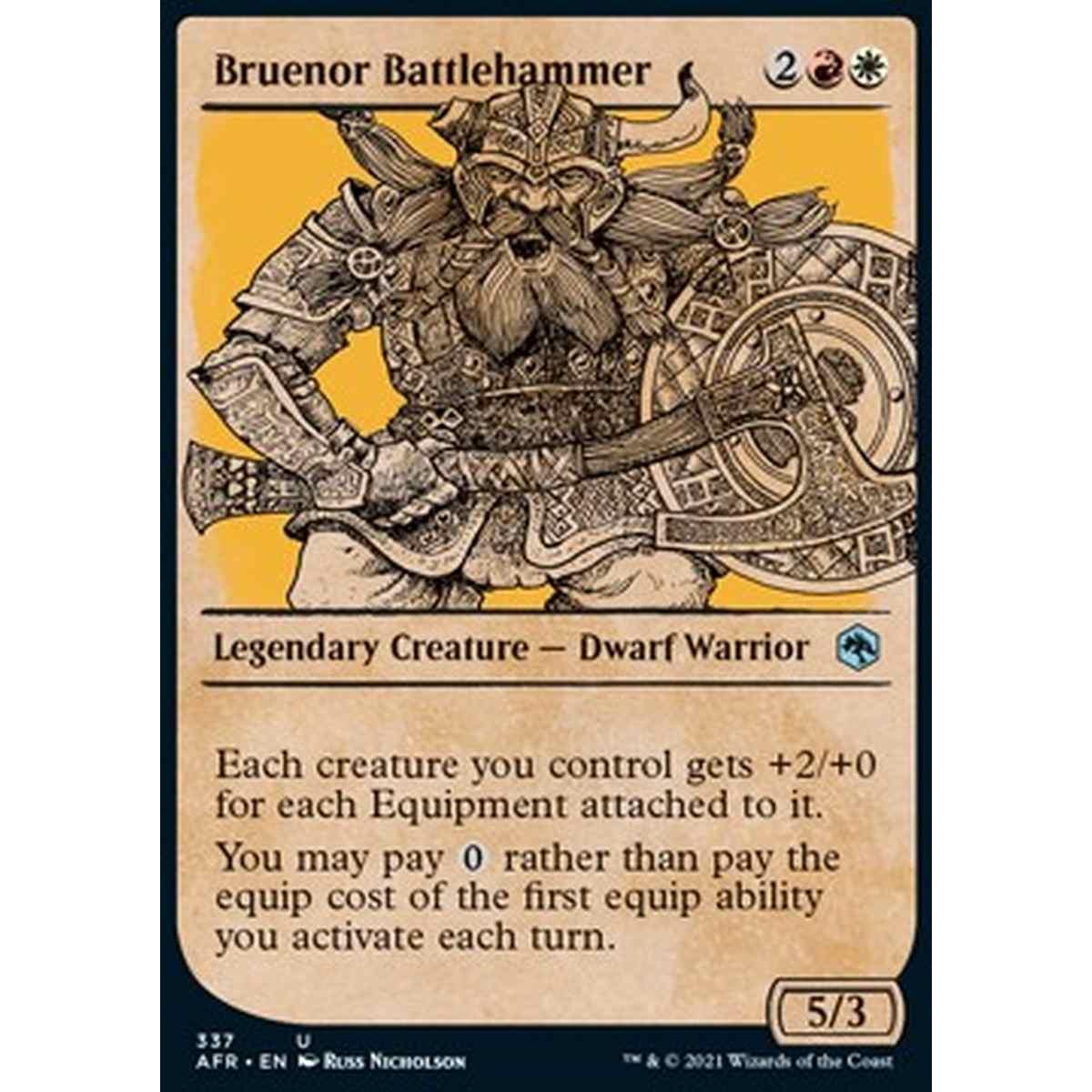 Bruenor Battlehammer - Bruenor Battlehammer - [XAFR] [NM]