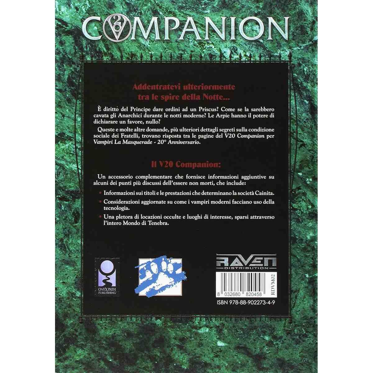 Vampiri La Masquerade - Companion (CARTONATO/COL.)