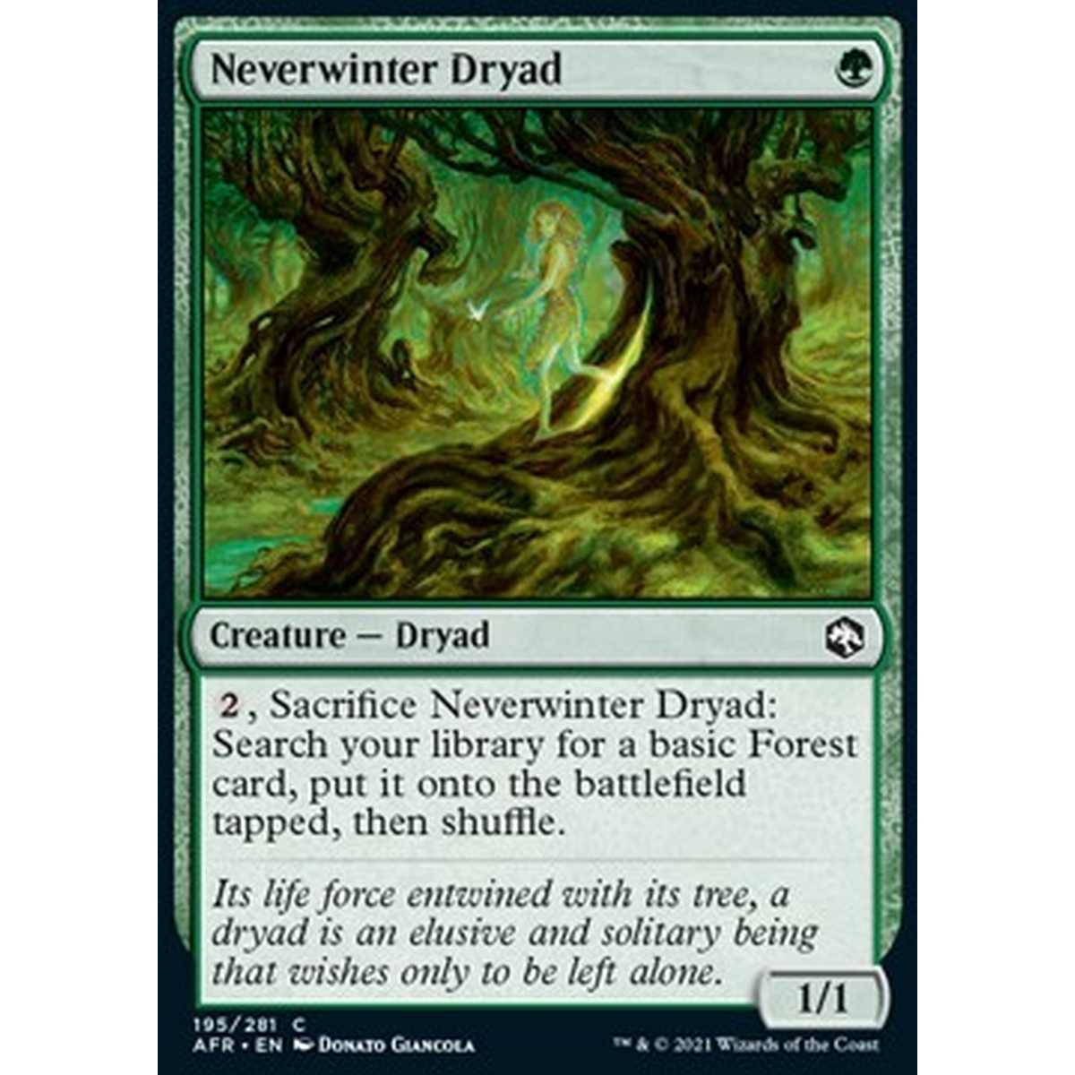 Neverwinter Dryad - Driade di Neverwinter - [AFR] [NM] [Foil]