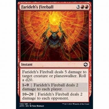 Farideh's Fireball - Palla di Fuoco di Farideh - [AFR] [NM] [Foil]