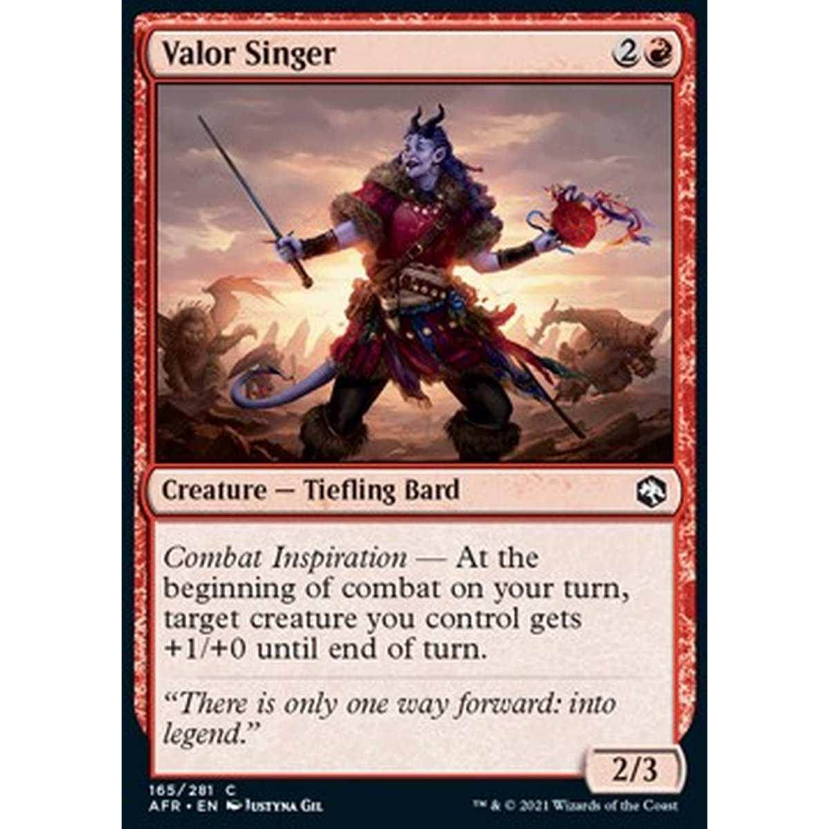 Valor Singer - Cantante del Valore - [AFR] [NM] [Foil]
