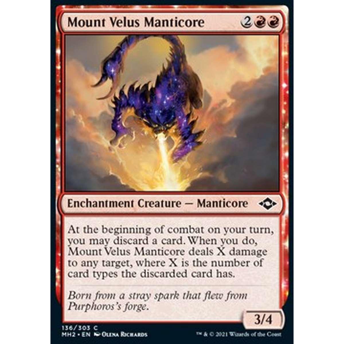 Mount Velus Manticore - Mount Velus Manticore - [MH2] [NM] [Foil]