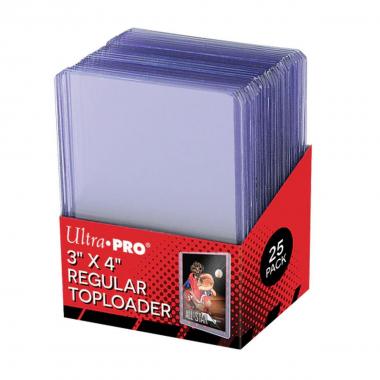 25 Toploader Ultra Pro 3x4 3" x 4" Regular