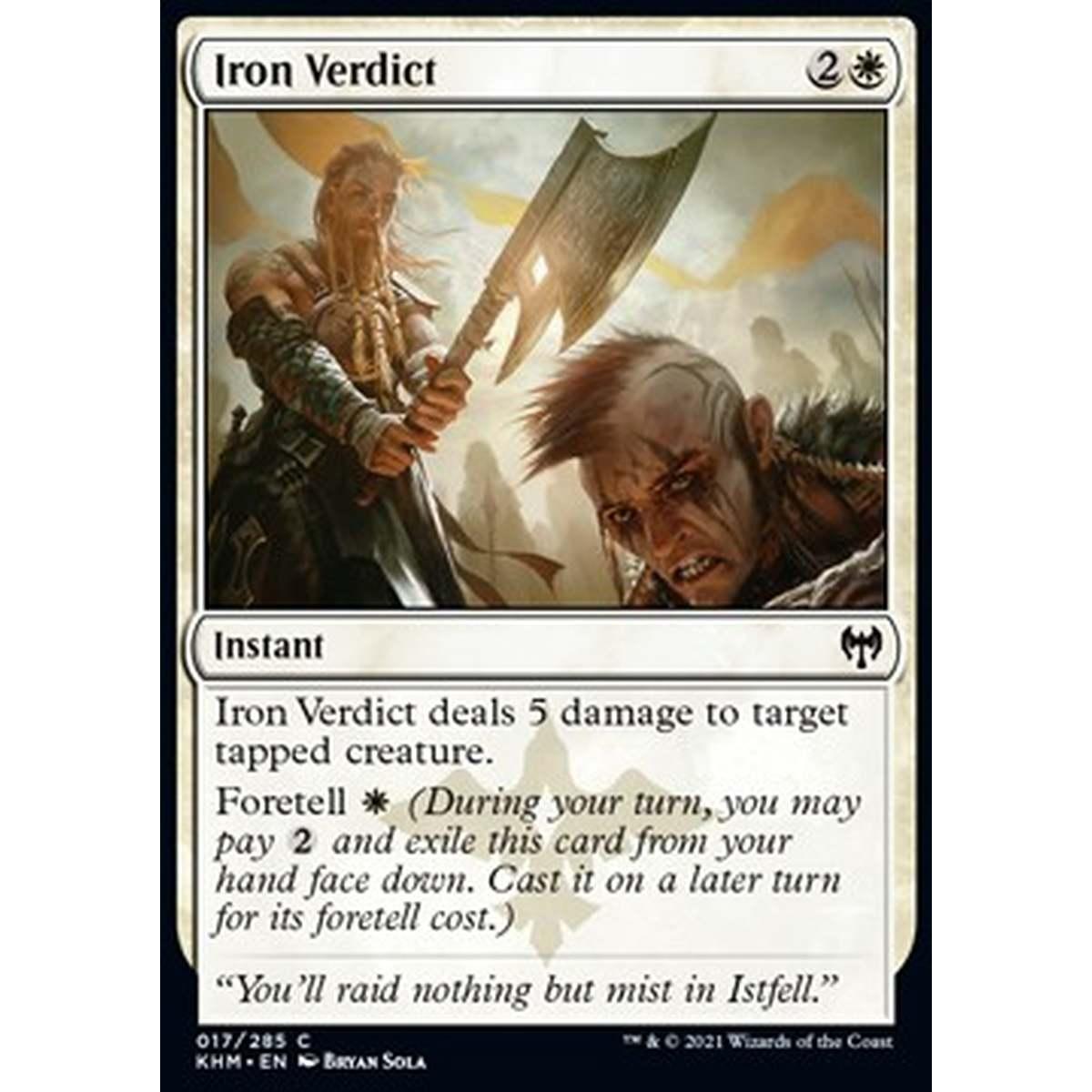 Iron Verdict - Iron Verdict - [KHM] [NM] [Foil]