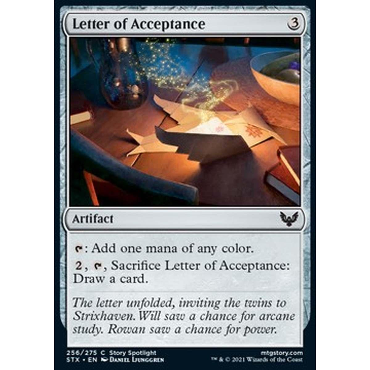 Letter of Acceptance - Letter of Acceptance - [STX] [NM] [Foil]