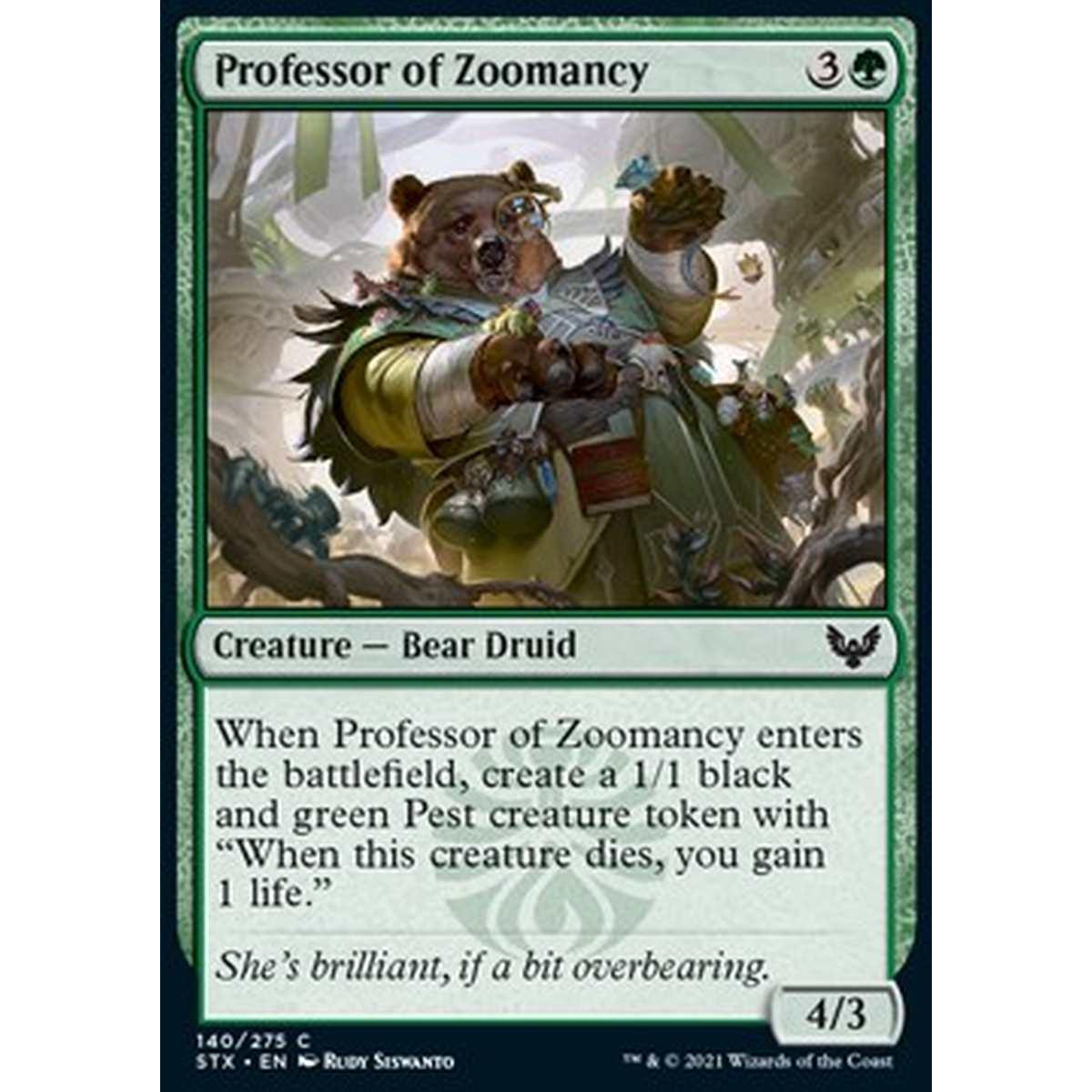 Professor of Zoomancy - Professor of Zoomancy - [STX] [NM] [Foil]