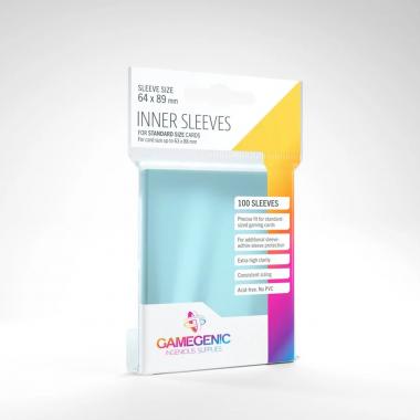 100 Buste Perfect Size 64x89 Inner sleeves - Gamegenic