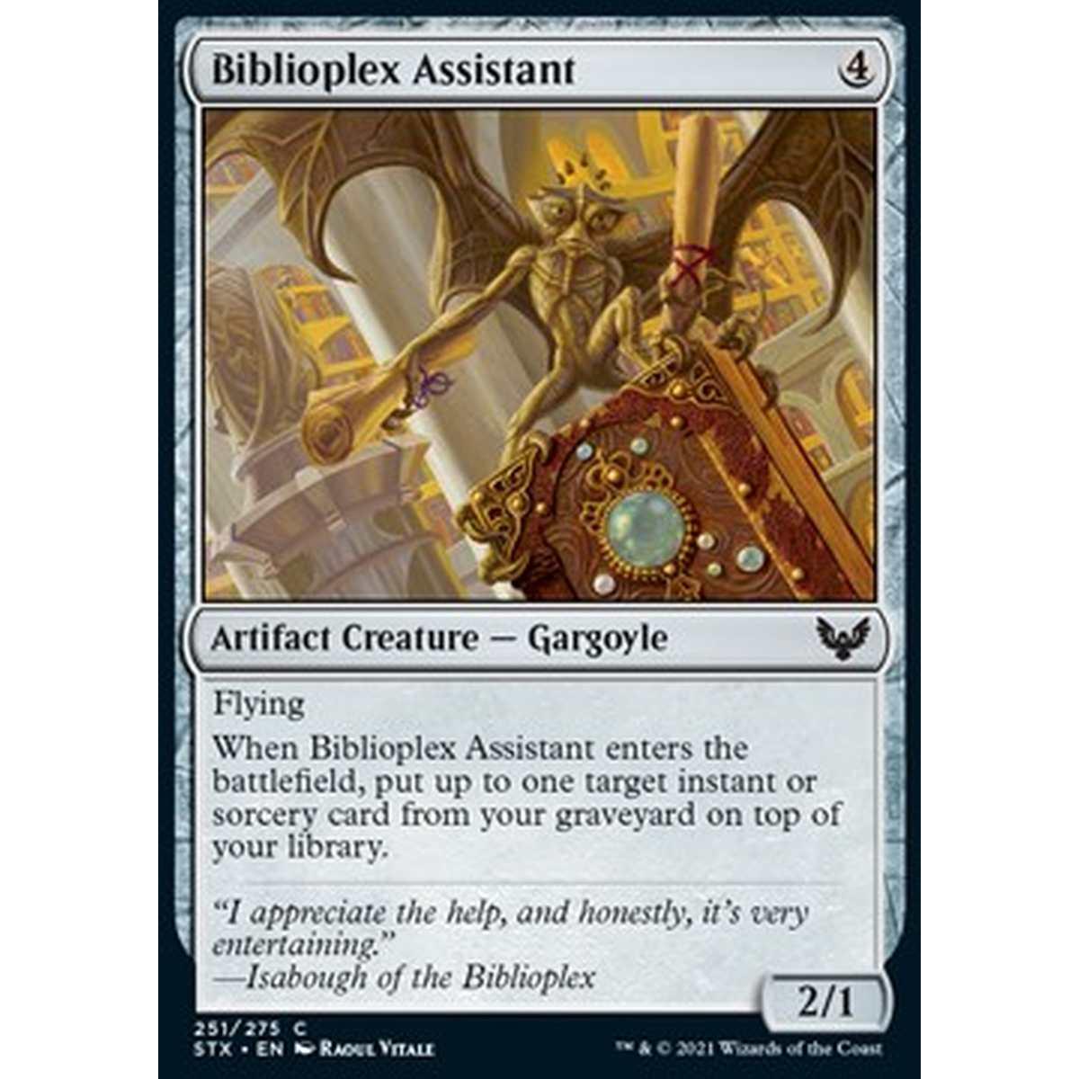 Biblioplex Assistant - Assistente del Biblioplex - [STX] [NM] [Foil]
