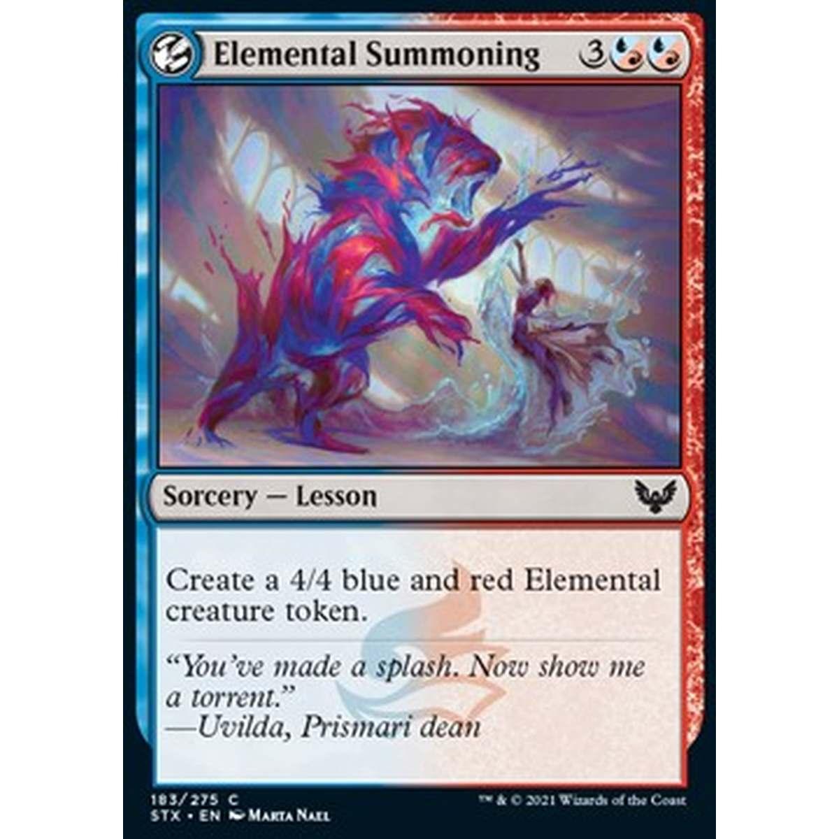 Elemental Summoning - Evocazione dell'Elementale - [STX] [NM] [Foil]