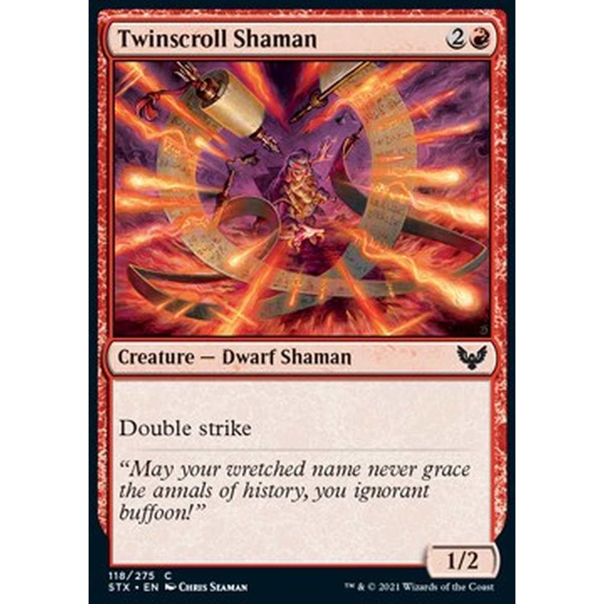 Twinscroll Shaman - Sciamano delle Pergamene Gemelle - [STX] [NM] [Foil]