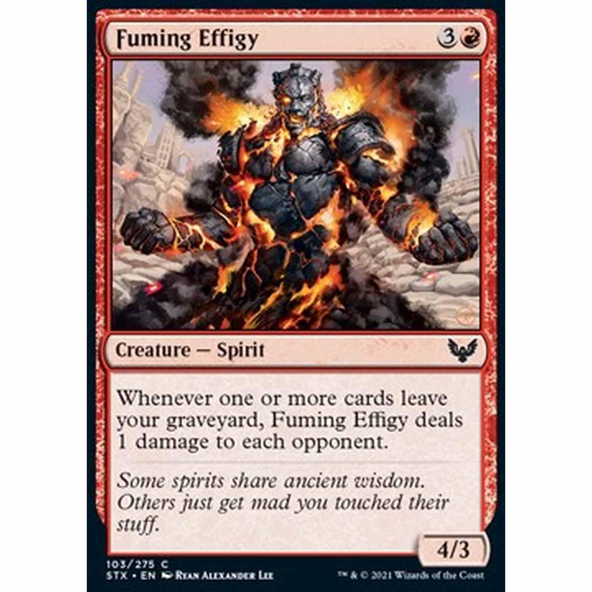 Fuming Effigy - Effige Fumante - [STX] [NM] [Foil]