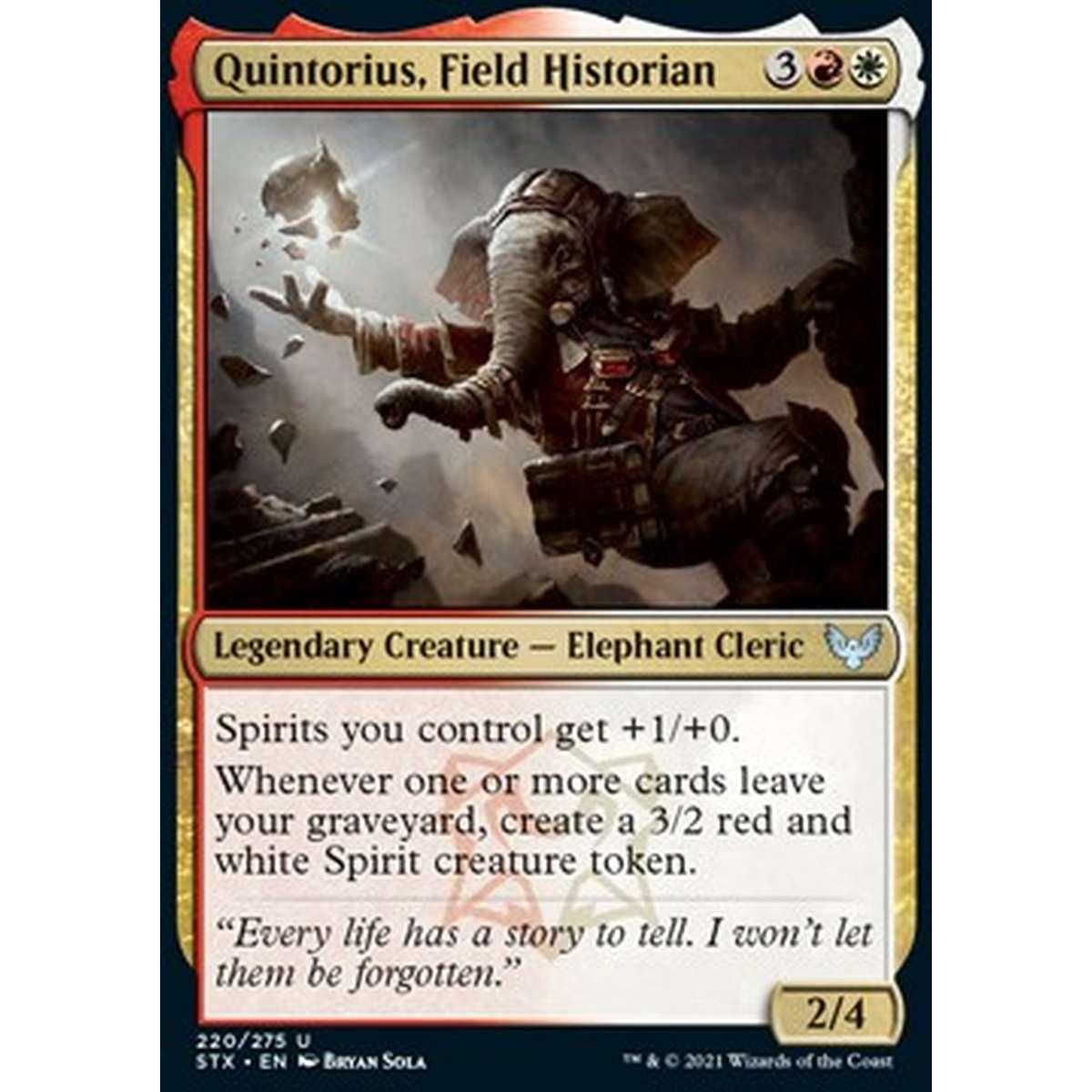 Quintorius, Field Historian - Quintorius, Storico da Campo - [STX] [NM]