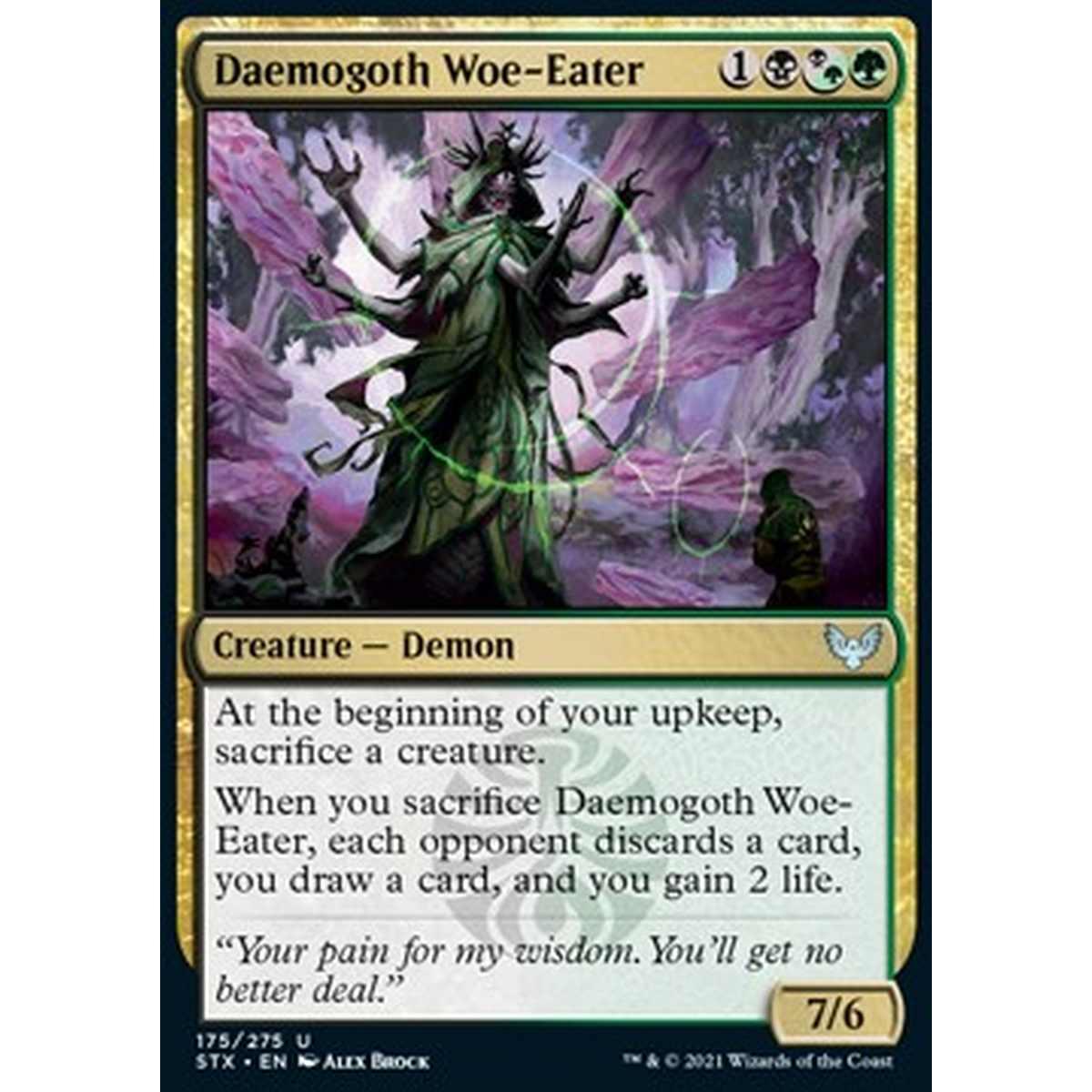 Daemogoth Woe-Eater - Daemogoth Mangiangoscia - [STX] [NM]