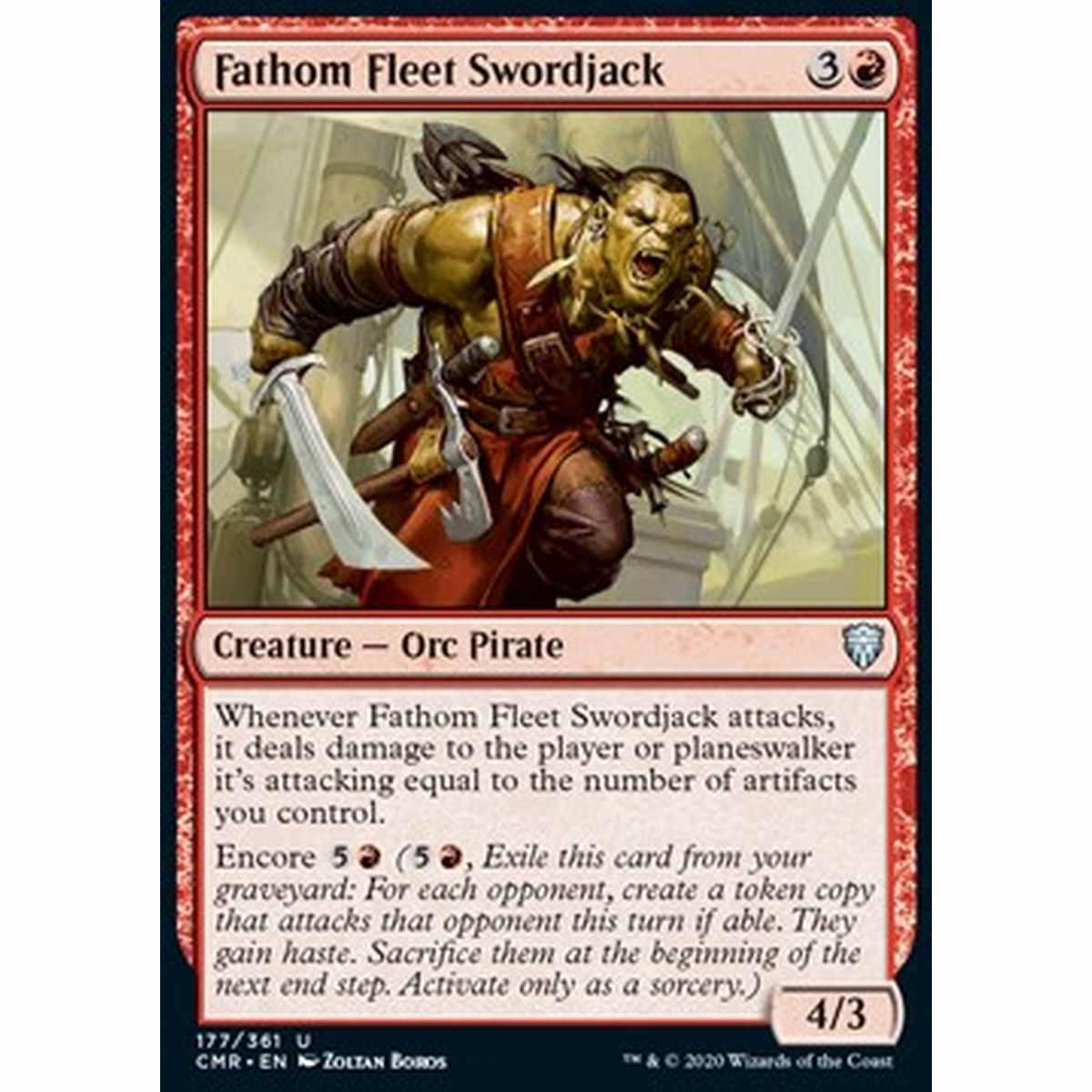 Fathom Fleet Swordjack - Fathom Fleet Swordjack - [CMR] [NM]