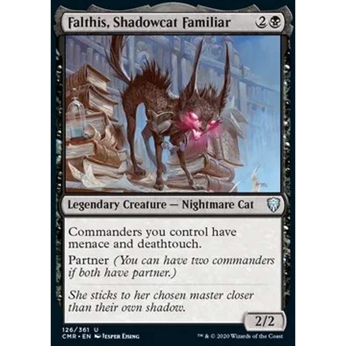 Falthis, Shadowcat Familiar - Falthis, Shadowcat Familiar - [CMR] [NM]