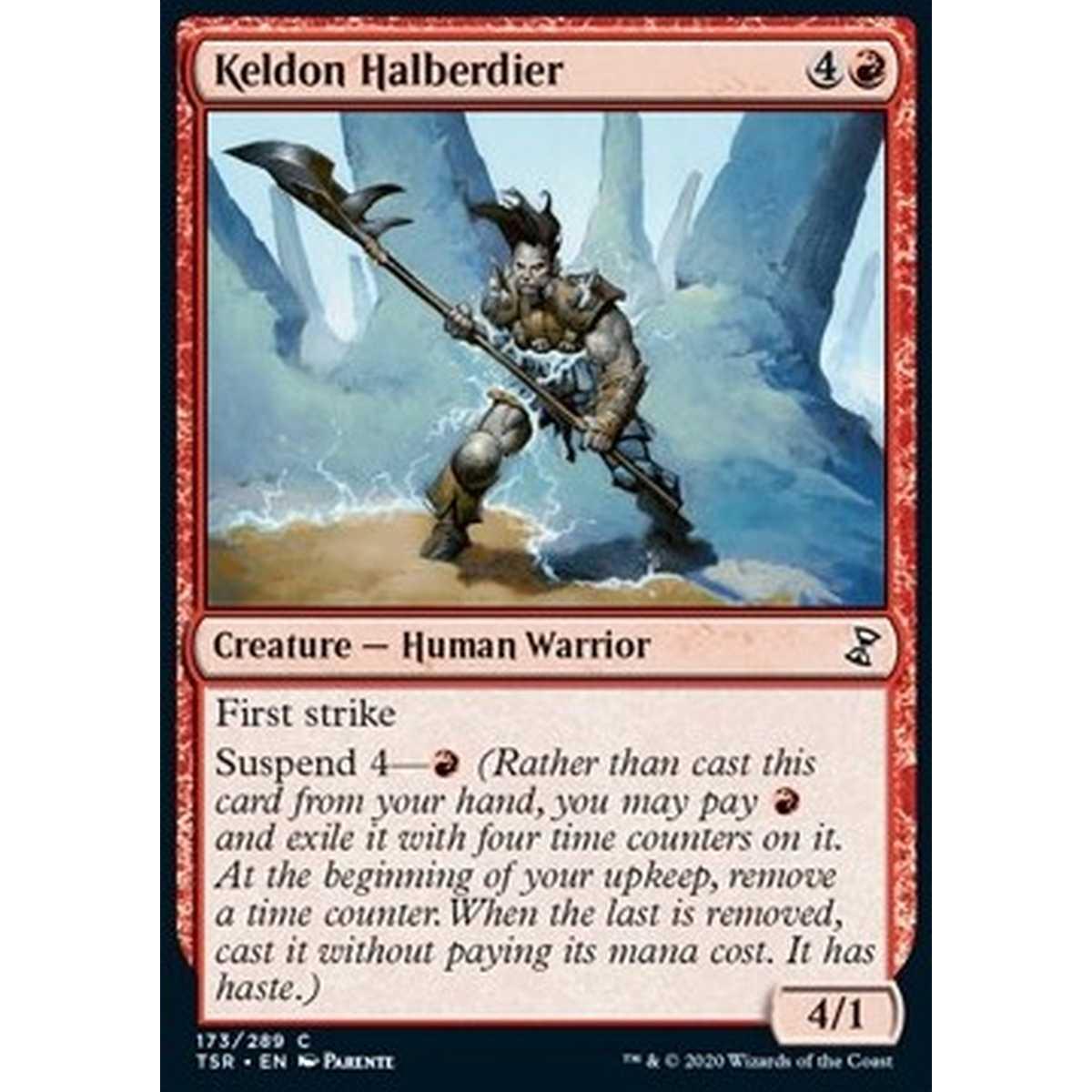 Keldon Halberdier - Keldon Halberdier - [TSR] [NM] [Foil]
