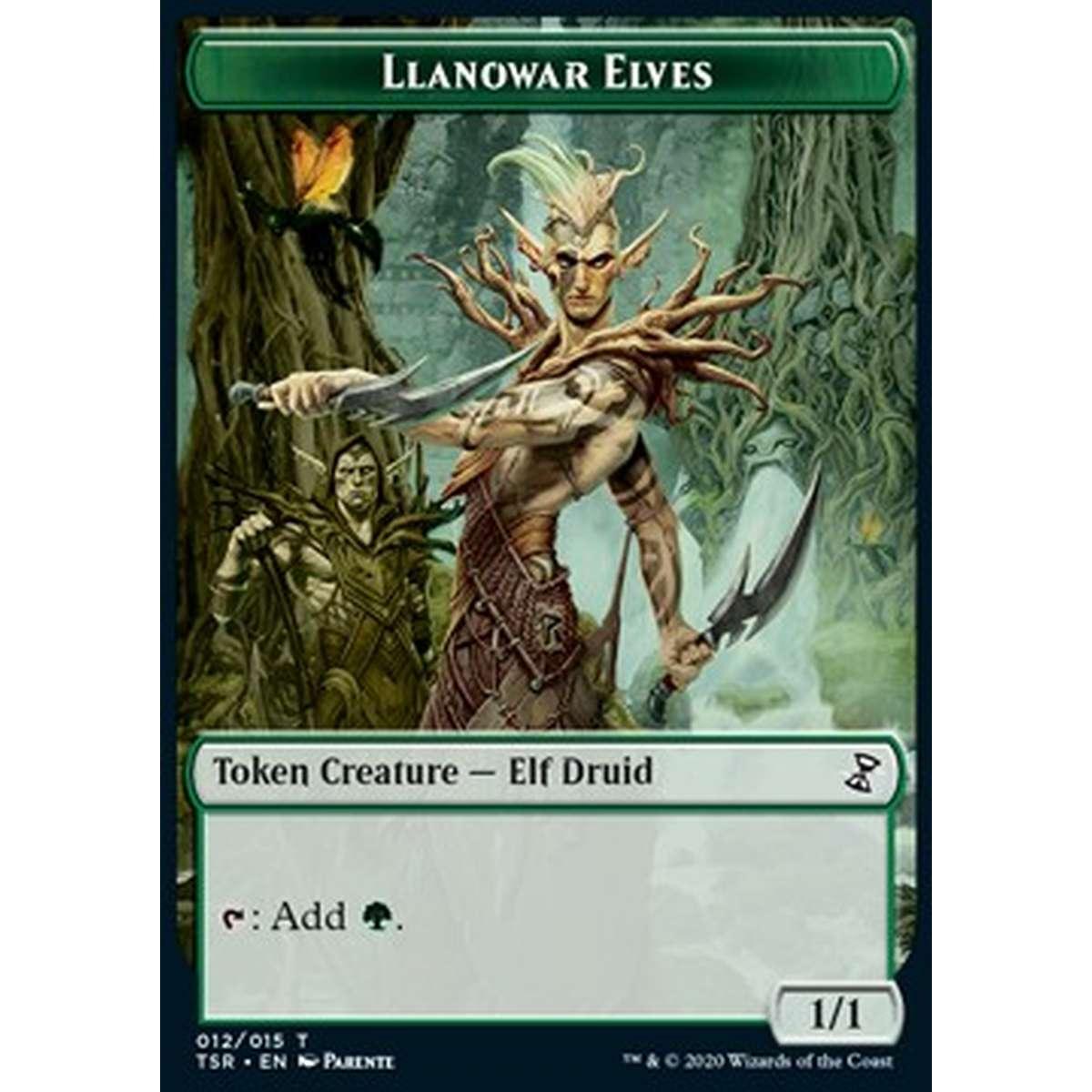 Llanowar Elves Token (Green 1/1) - Llanowar Elves Token (Green 1/1) - [XTSR] [NM]