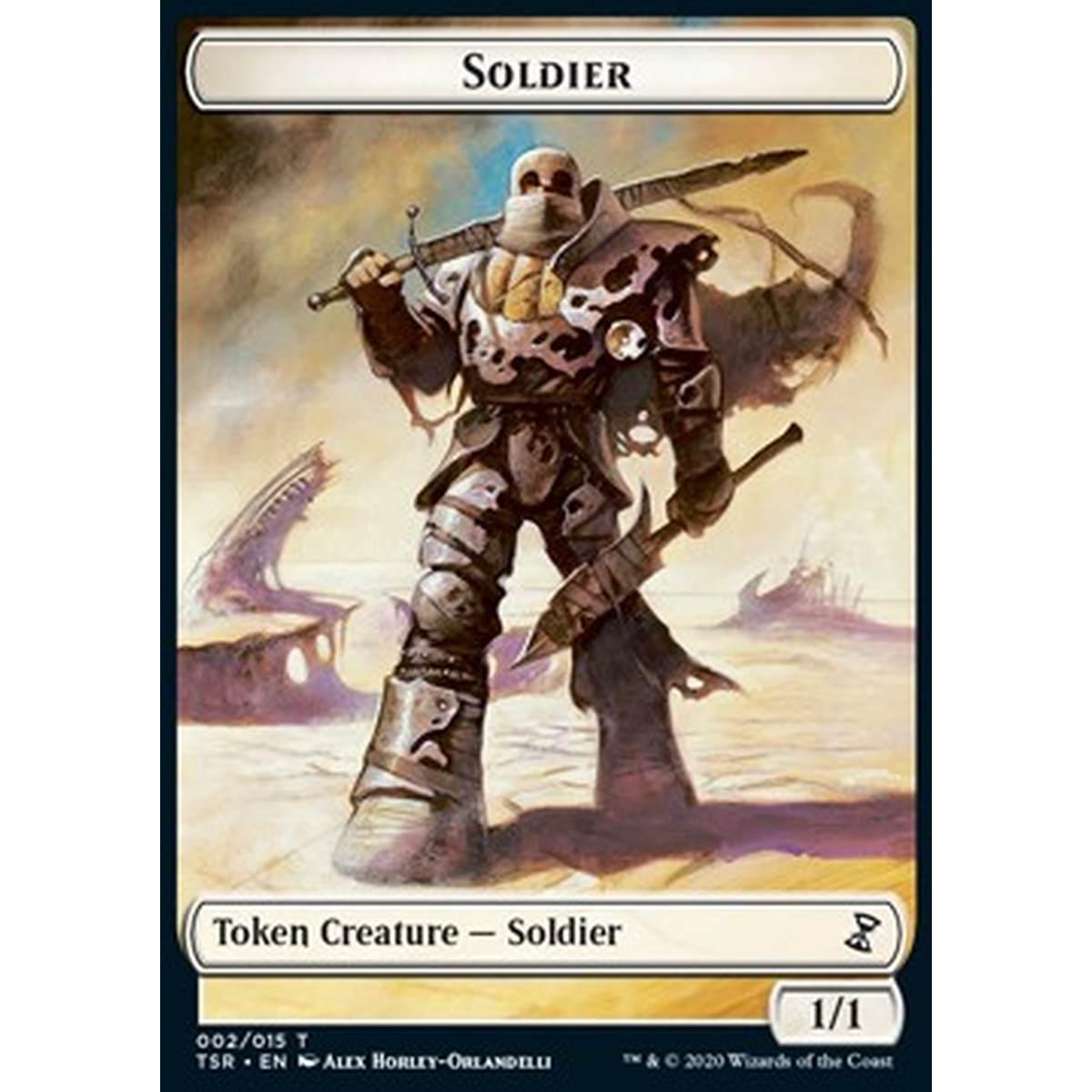 Soldier Token (White 1/1) - Soldier Token (White 1/1) - [XTSR] [NM]