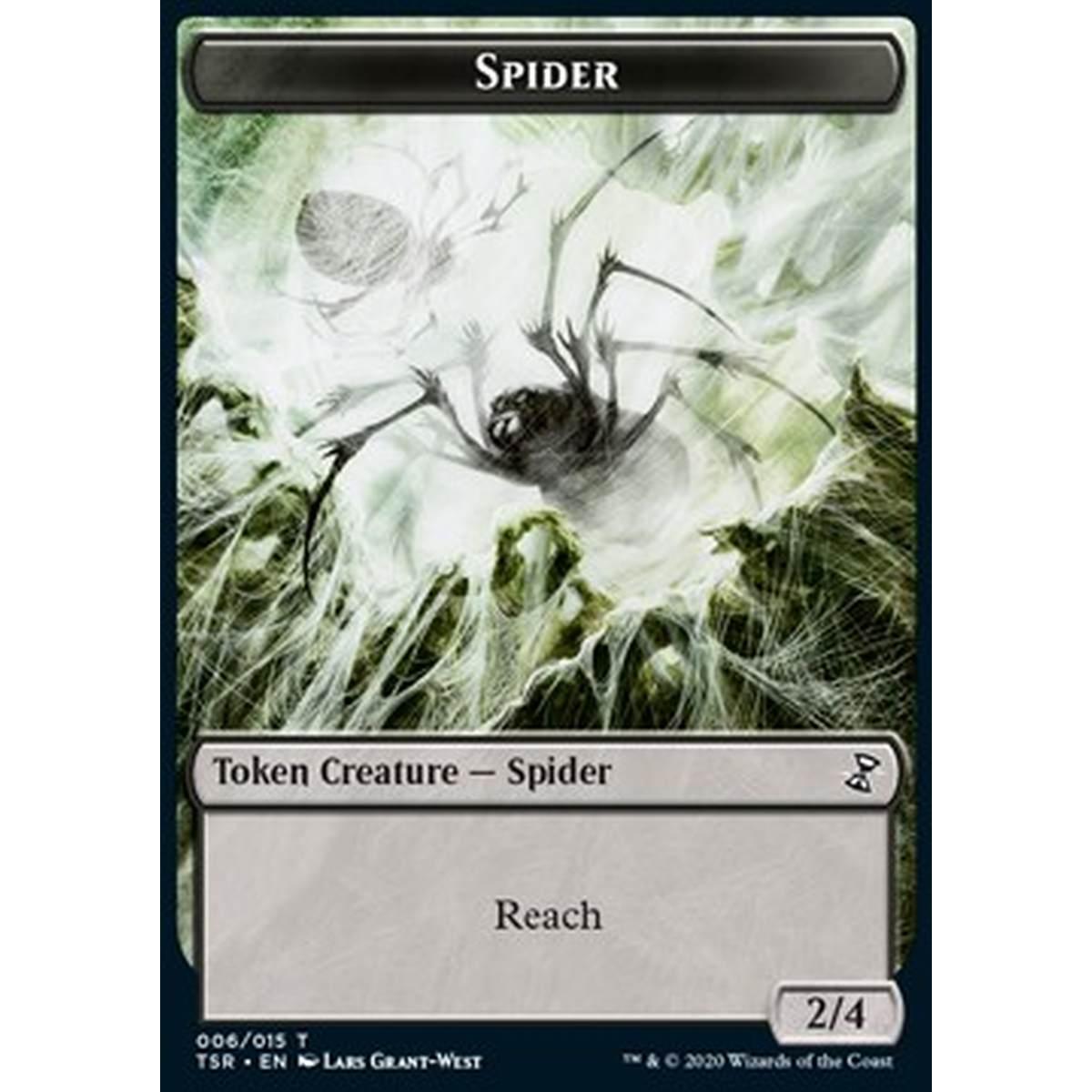 Spider Token (Black 2/4) - Spider Token (Black 2/4) - [XTSR] [NM]
