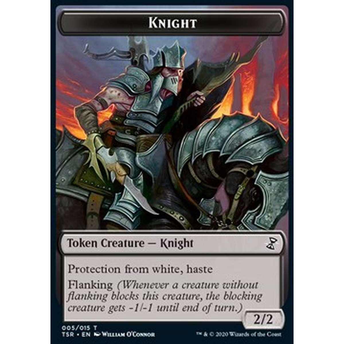 Knight Token (Black 2/2) - Knight Token (Black 2/2) - [XTSR] [NM]