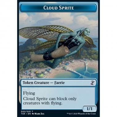 Cloud Sprite Token (Blue 1/1) - Cloud Sprite Token (Blue 1/1) - [XTSR] [NM]