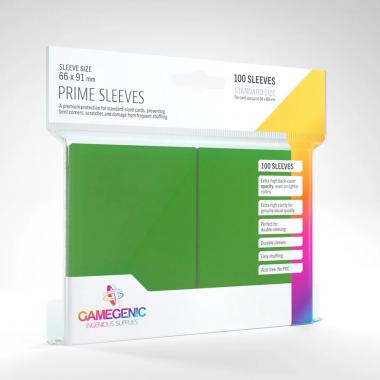 100 Buste Prime Sleeves GREEN