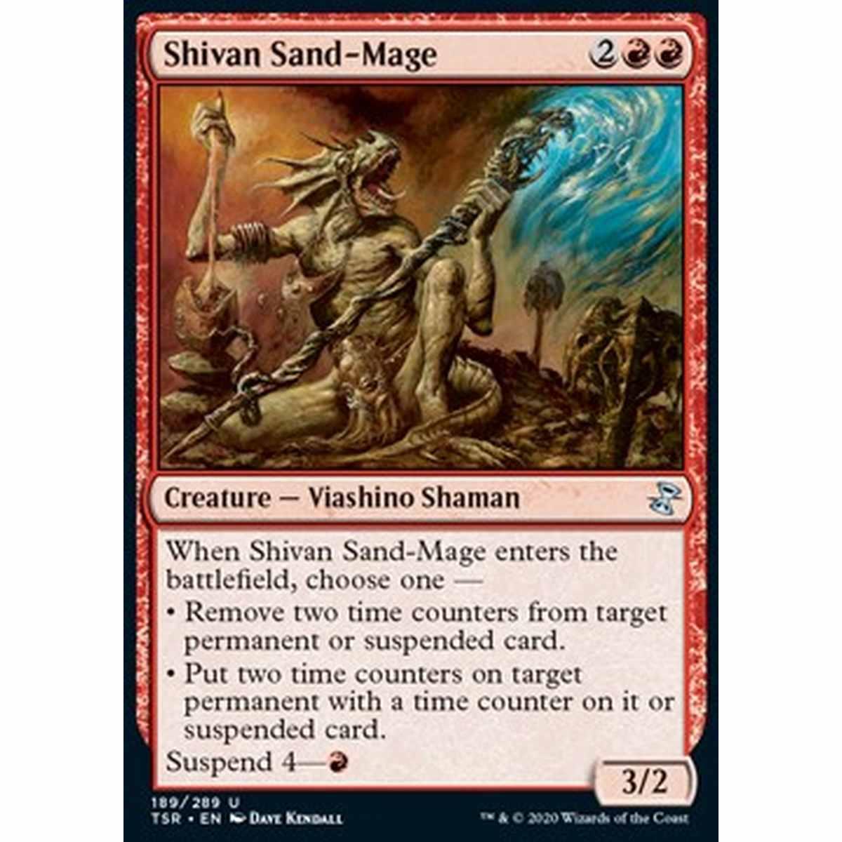 Shivan Sand-Mage - Shivan Sand-Mage - [TSR] [NM]