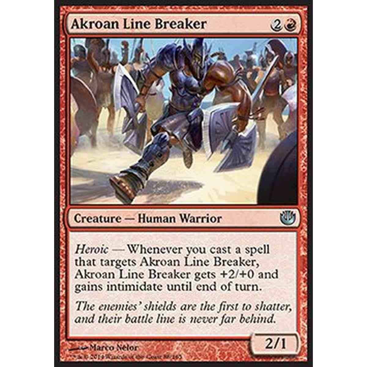 Akroan Line Breaker - Spezzaranghi di Akros - [JOU] [NM]