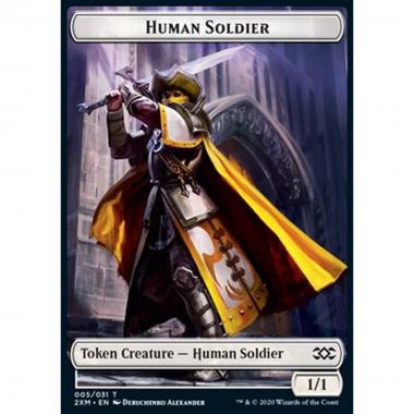 Human Soldier Token (White 1/1) - Human Soldier Token (White 1/1) - [X2XM] [NM]
