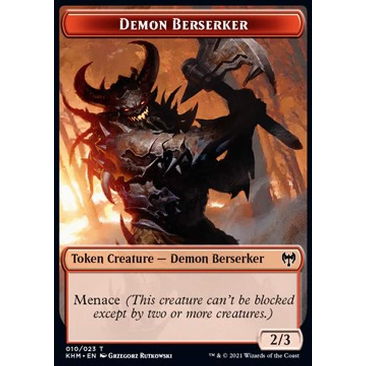 Demon Berserker Token (Red 2/3) - Demon Berserker Token (Red 2/3) - [XKHM] [NM]
