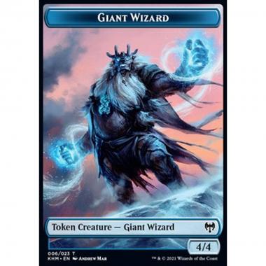 Giant Wizard Token (Blue 4/4) - Giant Wizard Token (Blue 4/4) - [XKHM] [NM]