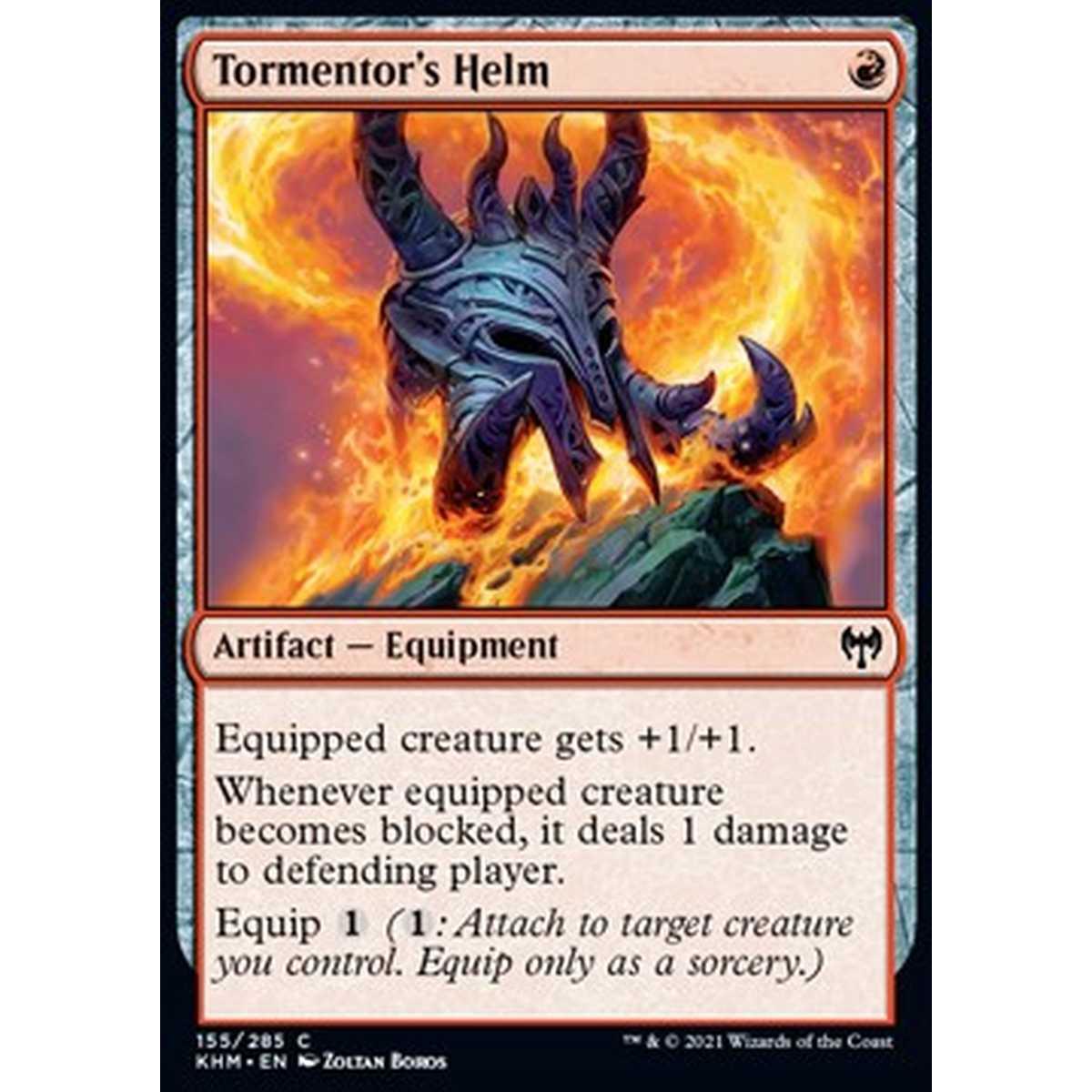 Tormentor's Helm - Elmo del Torturatore - [KHM] [NM] [Foil]