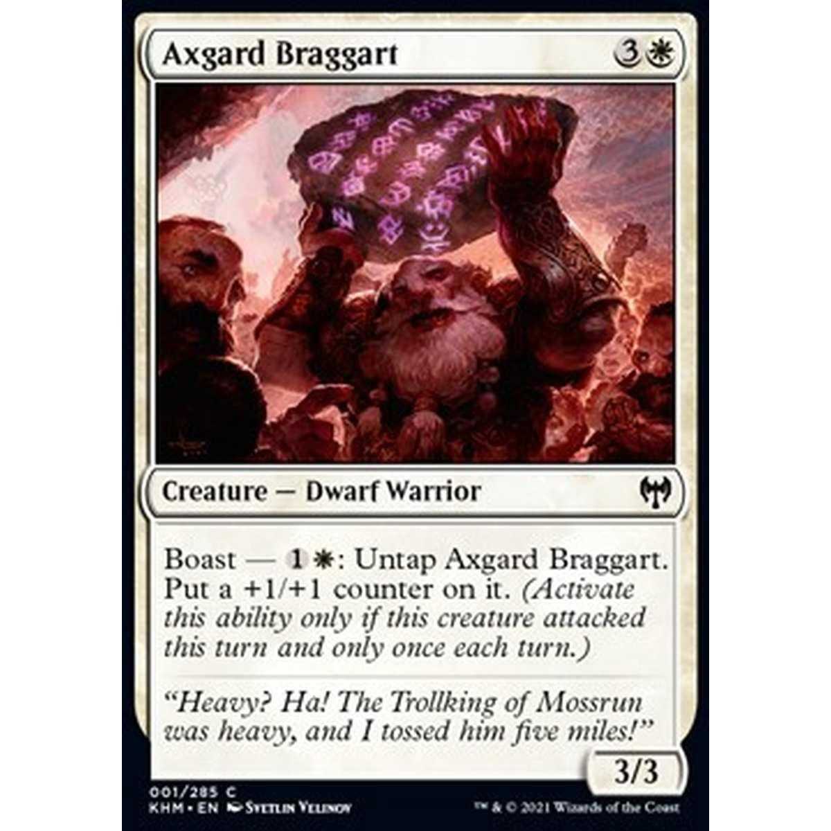 Axgard Braggart - Sbruffone di Axgard - [KHM] [NM] [Foil]