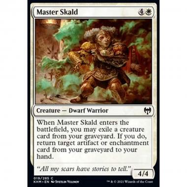 Master Skald - Maestra Skald - [KHM] [NM] [Foil]