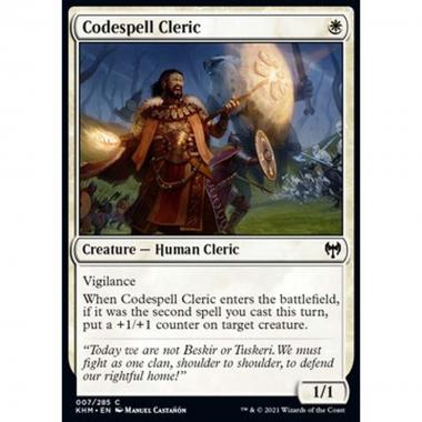 Codespell Cleric - Chierico del Magicodice - [KHM] [NM] [Foil]