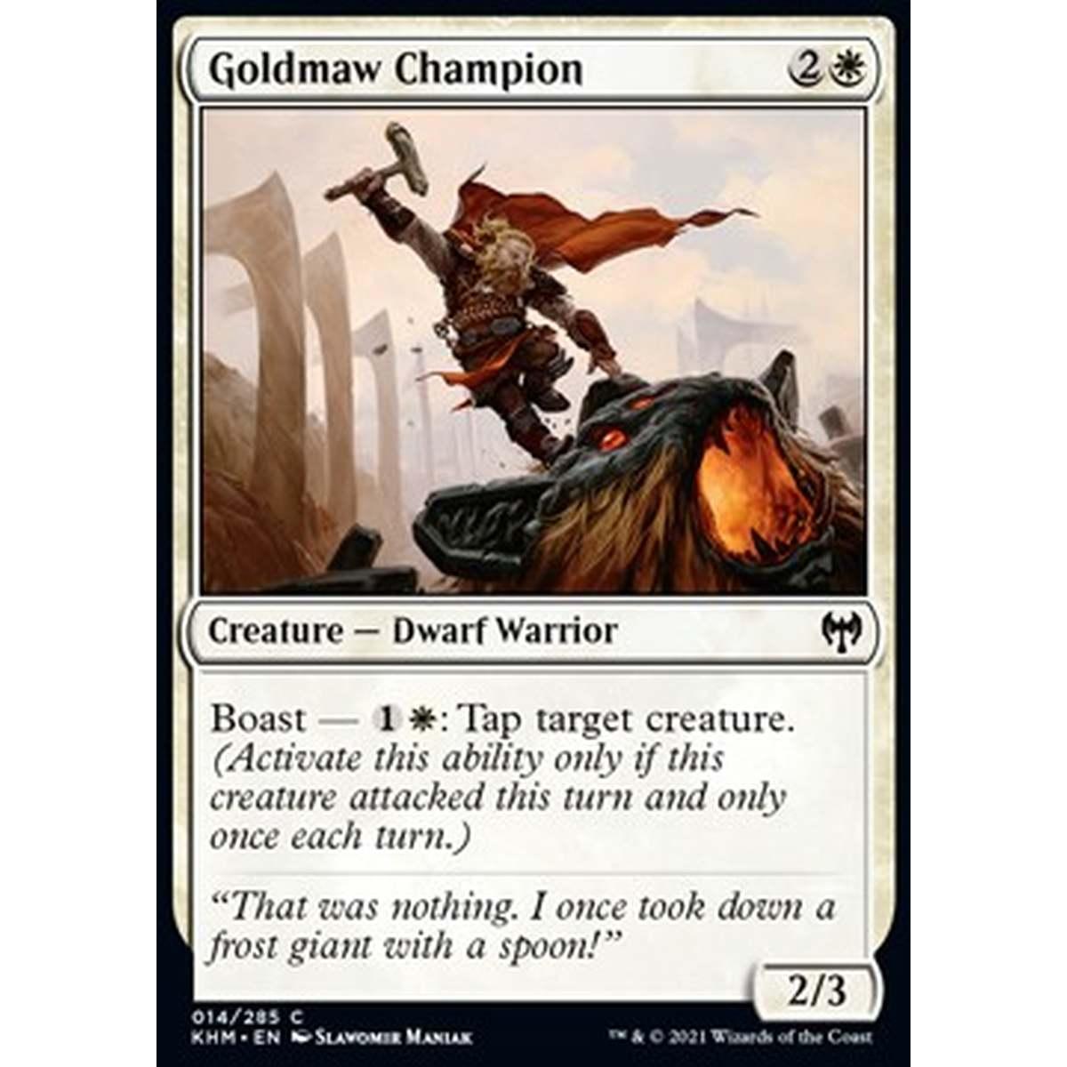 Goldmaw Champion - Campione della Fauce d'Oro - [KHM] [NM] [Foil]