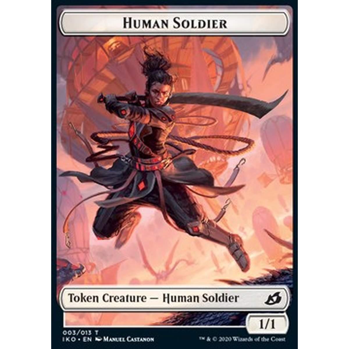 Human Soldier Token (White 1/1) (V.1) - Human Soldier Token (White 1/1) (V.1) - [XIKO] [NM]