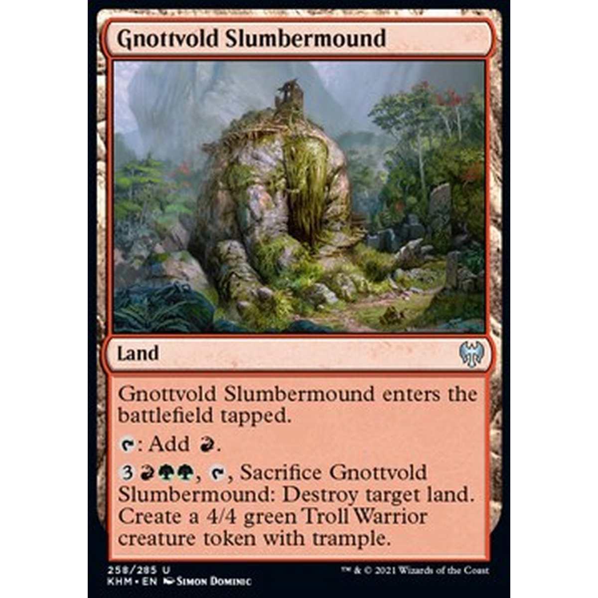 Gnottvold Slumbermound - Cumulo Dormiente di Gnottvold - [KHM] [NM]