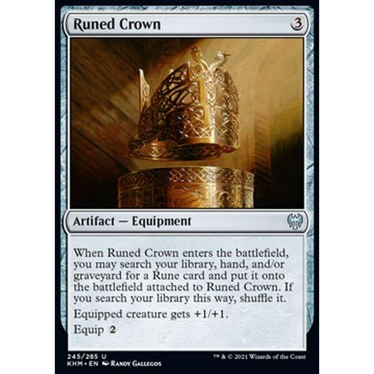 Runed Crown - Corona di Rune - [KHM] [NM]
